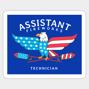 Assistant Fireworks Technician Sticker